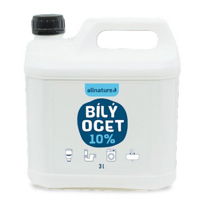 Allnature Bílý ocet 10% 3 l – Hledejceny.cz