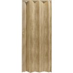 Hopa Plastové shrnovací dveře Matrix plné dub Sonoma 87 x 200 cm – Hledejceny.cz