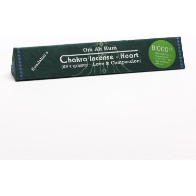 Chakra Incense vonné tyčinky tibetské Heart love and compassion 19 ks – Hledejceny.cz