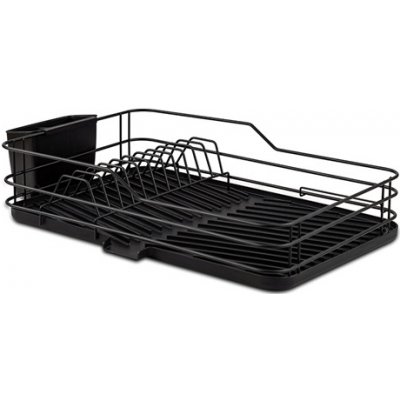 Odkapávač na nádobí NAVA Misty černý 43x29 cm – Hledejceny.cz