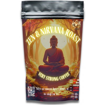 Buddhovy listy Zen and Nirvana Roast Coffee Espresso zrnková 75 g – Hledejceny.cz