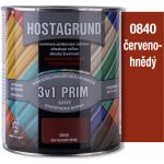 Hostagrund prim 3v1 S2177 základní i vrchní barva na kov, 0840 červenohnědá, 600 ml