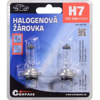 Compass H7 PX26d 12V 55W 2ks 08426 – Sleviste.cz