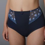 zn. Confidence Lingerie® Stahující kalhotky „Caminata“ z mikrovlákna s výšivkou nám.modrá – Zboží Dáma