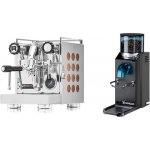 Set Rocket Espresso Appartamento Copper + Rancilio Rocky Doserless – Sleviste.cz