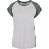 Dámská Trička Ladies Contrast Raglan Tee lightgrey paleleaf