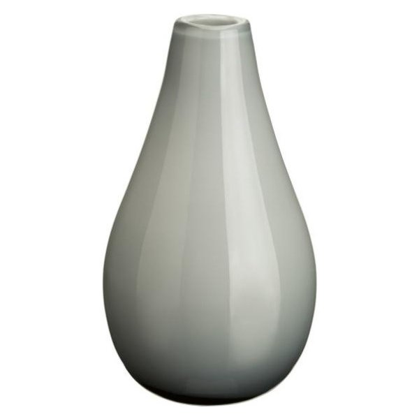 Skleněná váza, 9x16 cm - šedá od 228 Kč - Heureka.cz