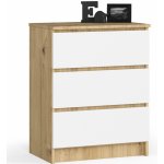 Ak furniture Kuba 60 cm 3 šuplíky – Hledejceny.cz