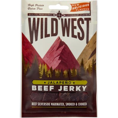 Beef jerky wild west jalapeno 25 g – Hledejceny.cz