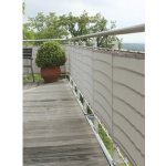 Peddy Shield Balkónová plachta 90x300 cm barva světle stříbrošedá – Sleviste.cz