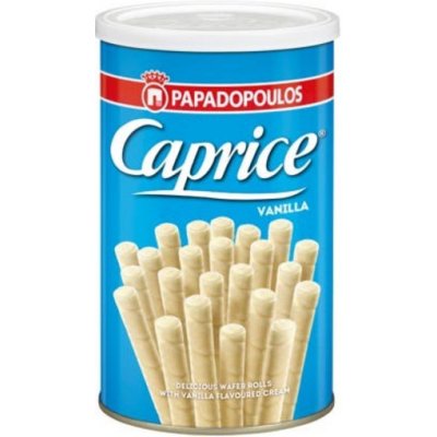 Papadopoulos Caprice plněné trubičky Vanilla 115 g – Zbozi.Blesk.cz