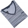 Pánské pyžamo n-feel AH01V pánská noční košile s krátkým rukávem šedá