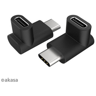 Akasa 90° USB 3.1 Gen 2 Type-C na Type-C AK-CBUB63-KT02 2ks – Zboží Živě