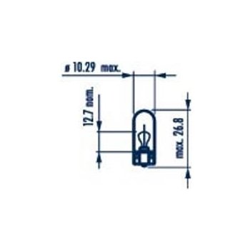 Narva 17109 W3W W2,1x9,5d 24V 3W