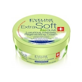 Eveline Extra Soft bio Oliva regenerační krém na obličej a tělo 200 ml