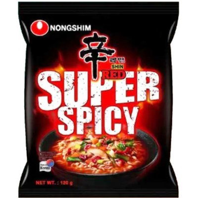 Nongshim Shin Ramyun instantní nudlová polévka super pálivá 120 g – Zboží Dáma