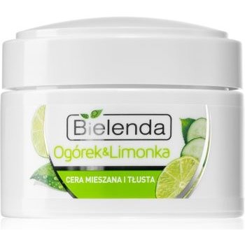 Bielenda Cucumber & Lime hydratační matující krém pro smíšenou a mastnou pleť 50 ml