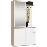 Ak furniture Předsíňová stěna Entro bílá/dub sonoma – Zboží Dáma