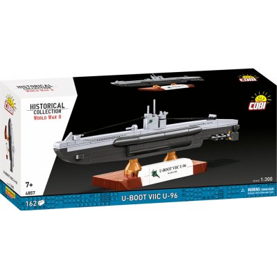 Cobi 4857 II WW Německá ponorka U-Boot VIIC U-96, 1:300, 162 k – Sleviste.cz