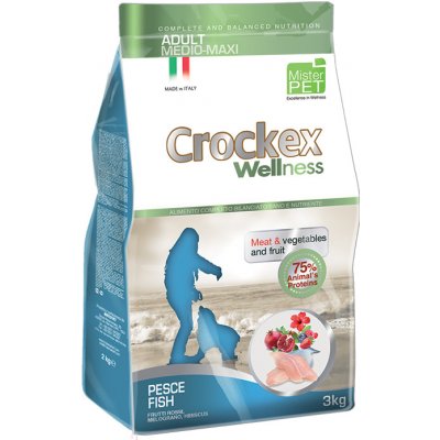 Crockex Wellness Dog Adult Fish and Rice 12 kg