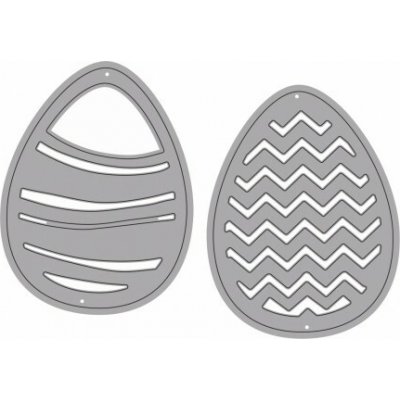 Wiler Vyřezávací šablona Velikonoční vejce 2 ks – Zboží Dáma