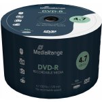 MediaRange DVD-R 4,7GB 16x, cakebox 50ks (MR444) – Zboží Živě