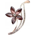 Amparo Miranda Brož Flower BR0275 Purpurová – Hledejceny.cz