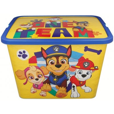 Stor Plastový úložný box Paw Patrol 23L 02546 – Zboží Mobilmania