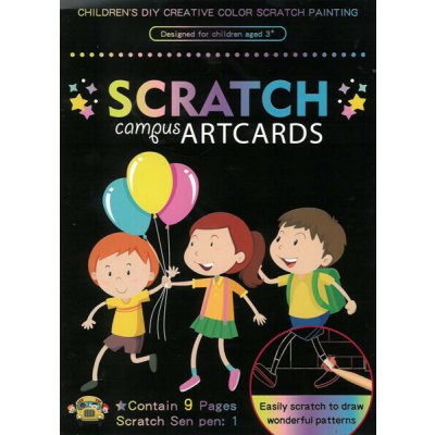 Obrázek škrabací Mark 9 ks 09 škola – Hledejceny.cz