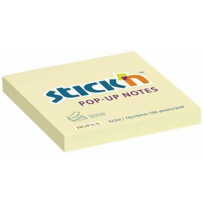 Samolepicí bloček "Z", žlutá, 76x76 mm, 100 listů, STICK N 21395 – Hledejceny.cz