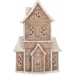 Perníková LED chaloupka Gingerbread Cotti - 16*8*23 cm - Clayre & Eef – Hledejceny.cz