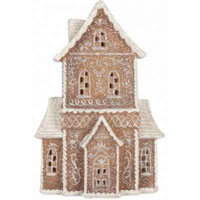 Perníková LED chaloupka Gingerbread Cotti - 16*8*23 cm - Clayre & Eef – Hledejceny.cz