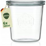 Weck zavařovací sklenice Sturz 6 x 580ml s víčkem – Zboží Dáma
