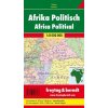 Nástěnné mapy AFR B Afrika 1:8 000 000 / politická nástěnná mapa (lištovaná)