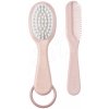 Kartáče na vlasy Beaba Baby Brush and Comb Old Pink dětský hřeben a kartáč na vlásky od 0 měs