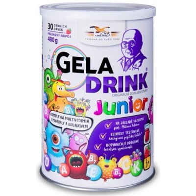 Geladrink Junior nápoj jahoda 480g