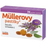 Dr. Müller Müllerovy pastilky se šalvějí a vitaminem C 36 pastilek – Hledejceny.cz