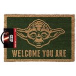 Pyramid International Star Wars: Yoda Welcome You Are 60 x 40 cm zelená – Zboží Dáma