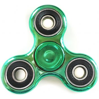 Fidget spinner kovový zelený