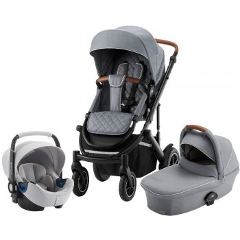 Britax Set Smile III + korba + autosedačka Baby Safe 3 i-Size 2022 Nordic Grey