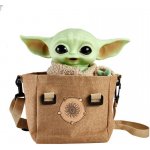 Mattel Star Wars The Mandalorian Grogu The Child Baby Yoda s taškou 28 cm – Hledejceny.cz