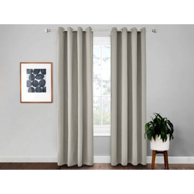 XPOSE® Zatemňovací závěsy HADES - světle šedý 140x250 cm 2ks – Zboží Dáma