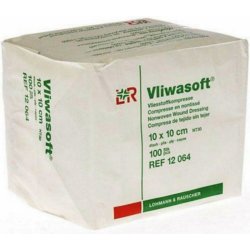 Vliwasoft Komprese nesterilní 10 x 10cm/4v 100 ks