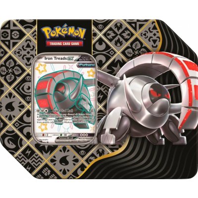 Pokémon TCG Paldean Fates Premium Tin Iron Treads ex – Zboží Mobilmania