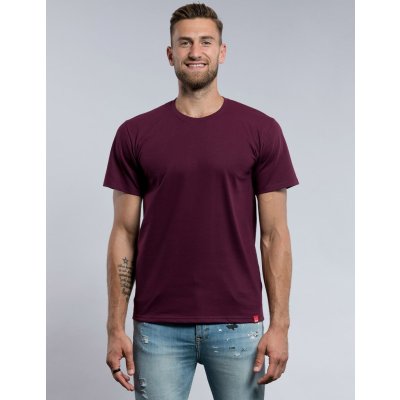 CityZen AGEN pánské tričko bordó – Zboží Mobilmania
