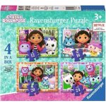 RAVENSBURGER Gábinin kouzelný domek 4v1 12 16 20 24 dílků – Zboží Mobilmania