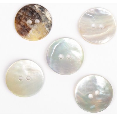 DROPS Knoflík perleťový Arched 20 mm - 522 – Zboží Dáma