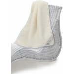 Wooline Vlněná Merino deka Thumbled světlá krémová 75x100 – Zboží Dáma