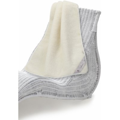 Wooline Vlněná Merino deka Thumbled světlá krémová 75x100 – Zboží Dáma