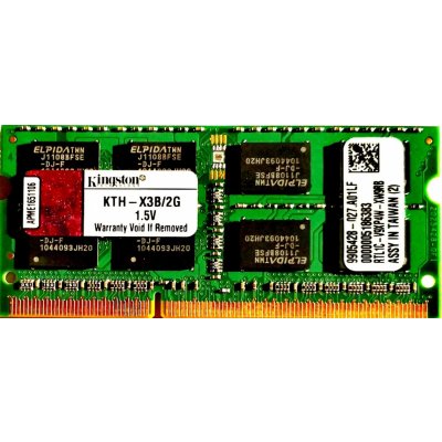 Kingston SODIMM DDR3 2GB 1333MHz CL9 KTH-X3B/2G – Zboží Mobilmania